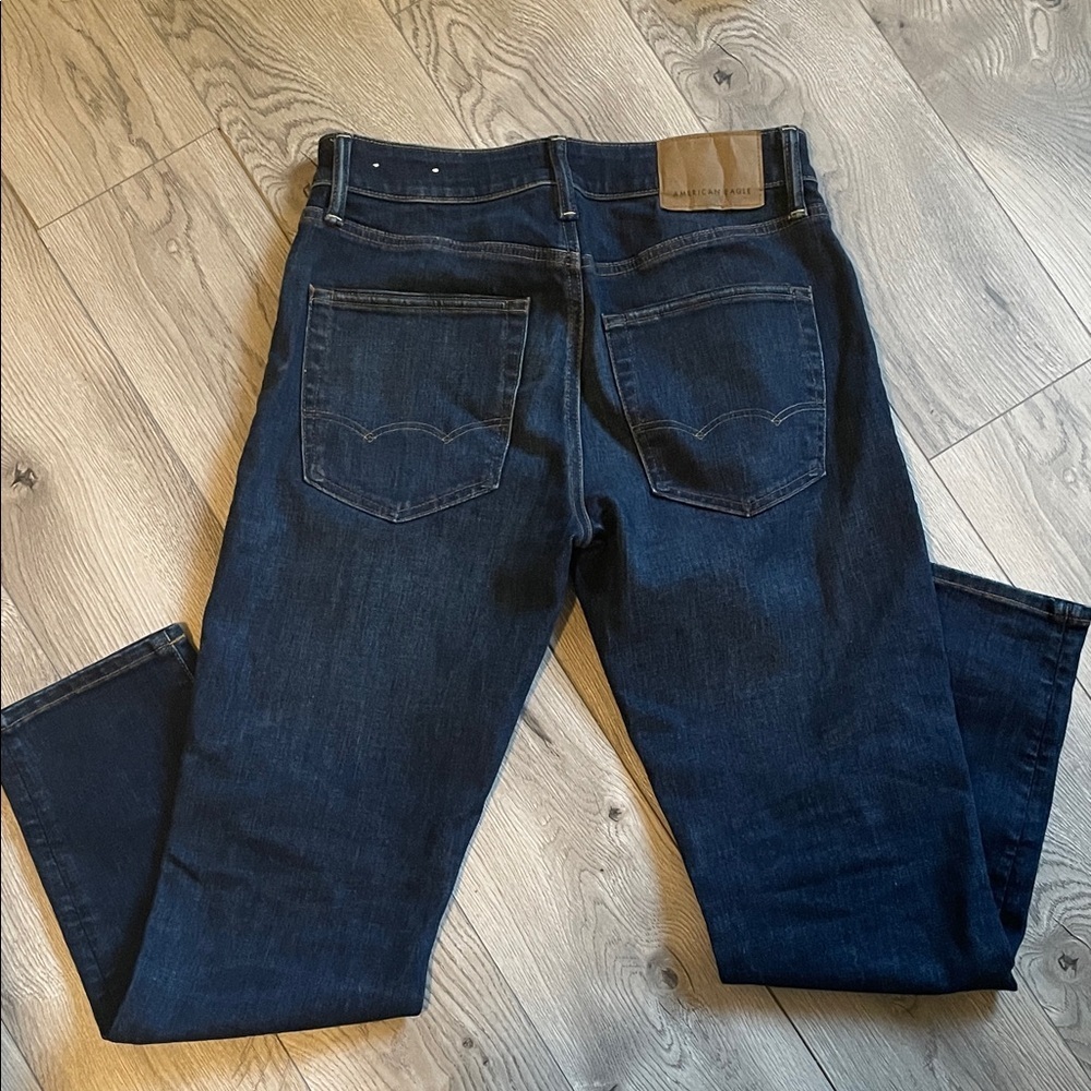 American Eagle Outfitters Men's Indigo Slim Jeans - Picture 8 of 9